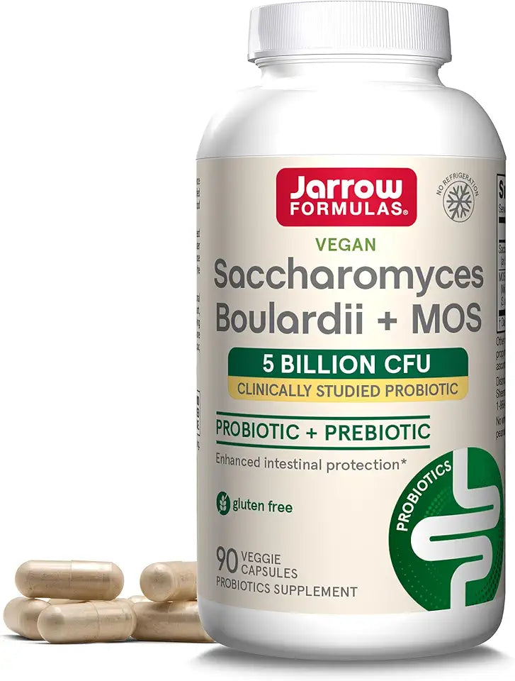Saccharomyces Boulardii Probiotics 5 Billion CFU 90 Veggie Capsules H588161