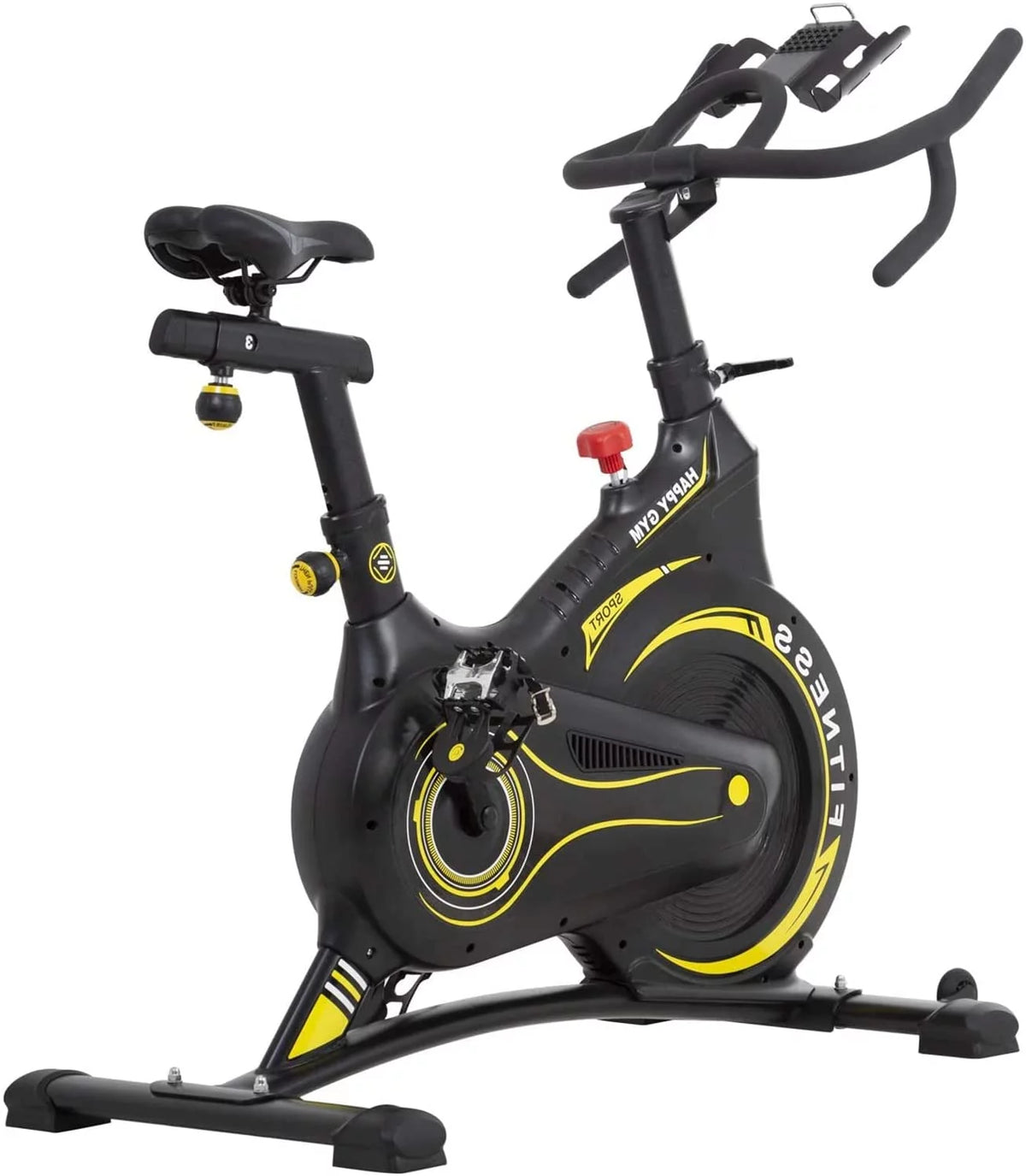 Black Exercise Bike with LCD Display Z325