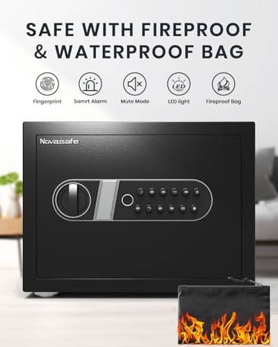 1.4 Cu ft Biometric Digital Safe with Key K2373