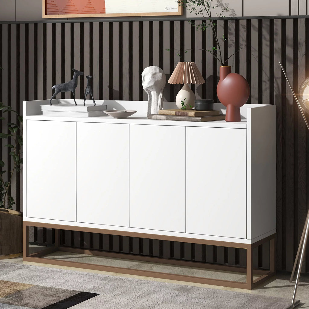 Modern White Sideboard Buffet Cabinet M729492