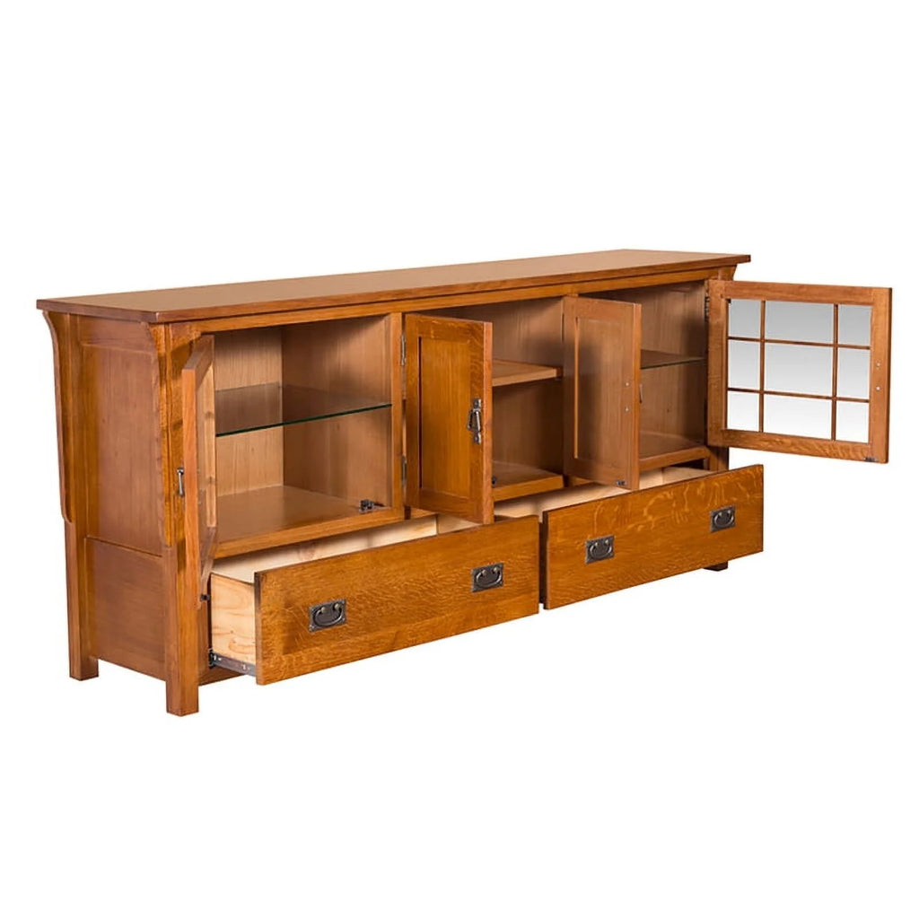 Cherry Wood TV Stand for TVs up to 72" A658