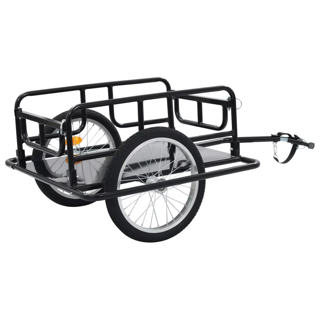 Bike Cargo Trailer Steel Black E655