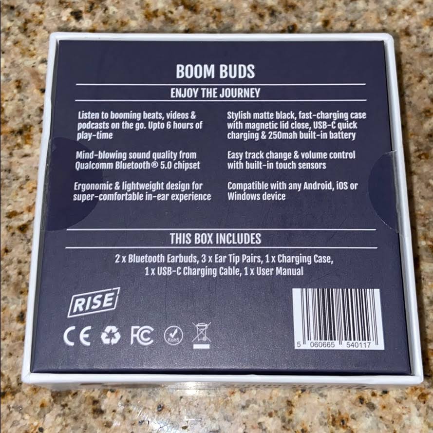 Black Boom Buds B448989