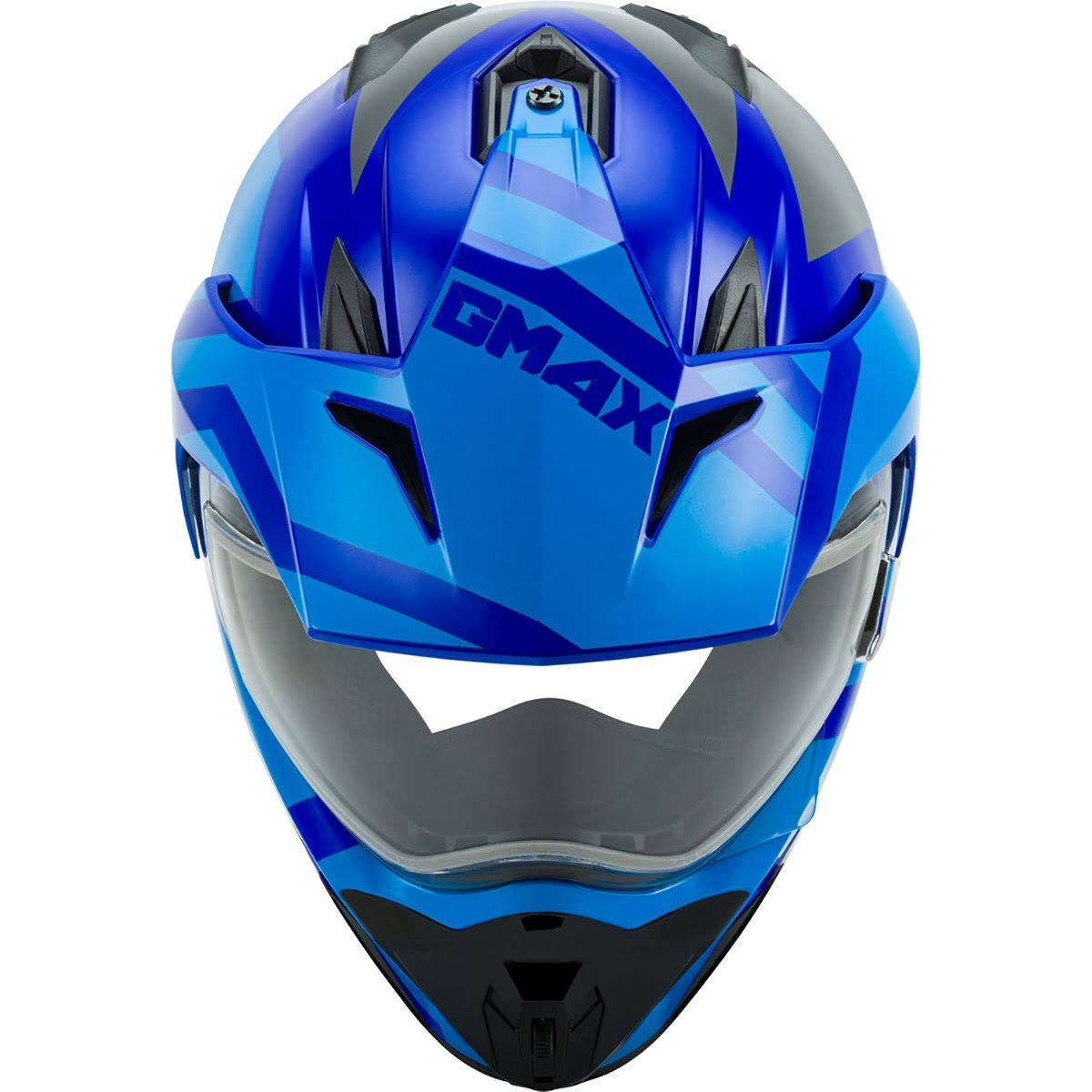Matte Black Red White Dual-Sport Snow Helmet K82930