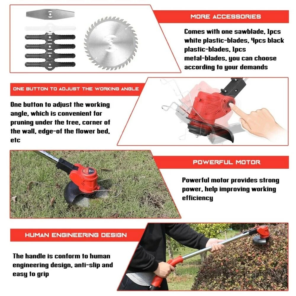 Cordless Electric String Grass Trimmer K42272