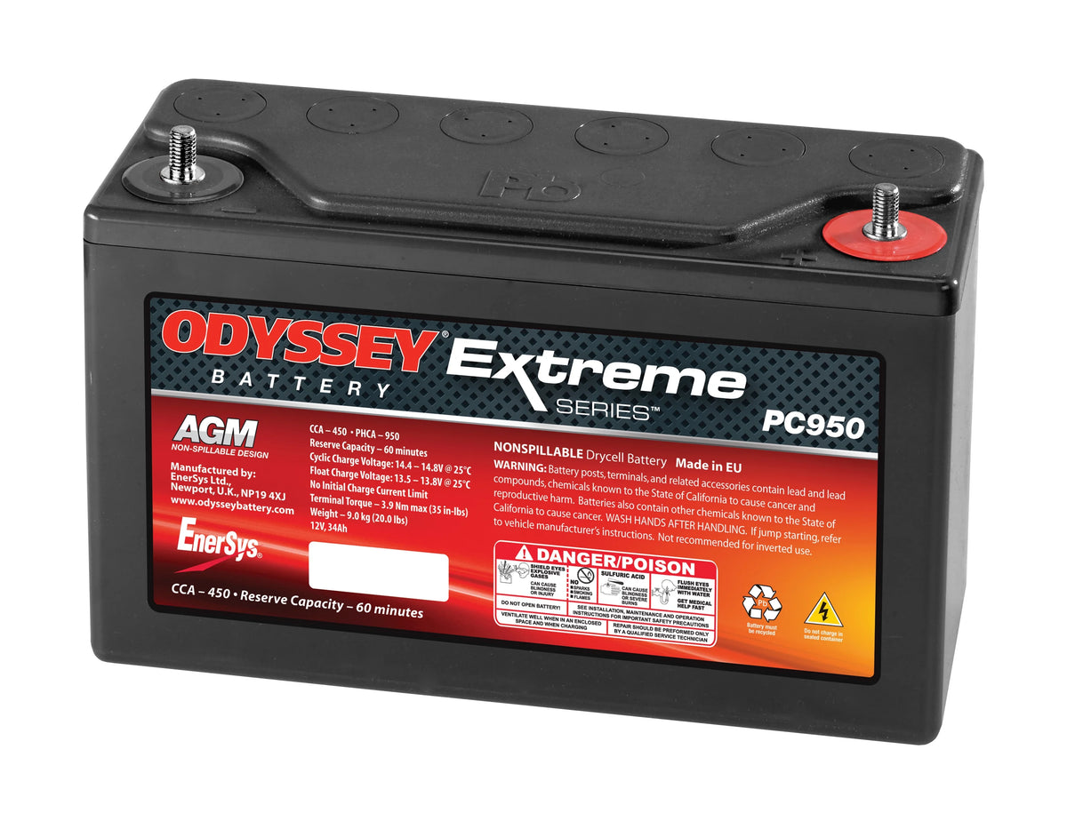 Odyssey Battery PC950 Extreme Racing Battery A68795