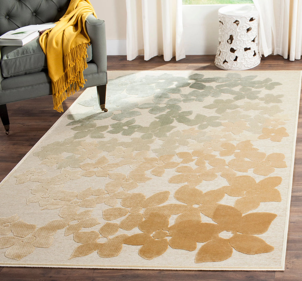 5'3" x 7'6" Floral Area Rug B58752