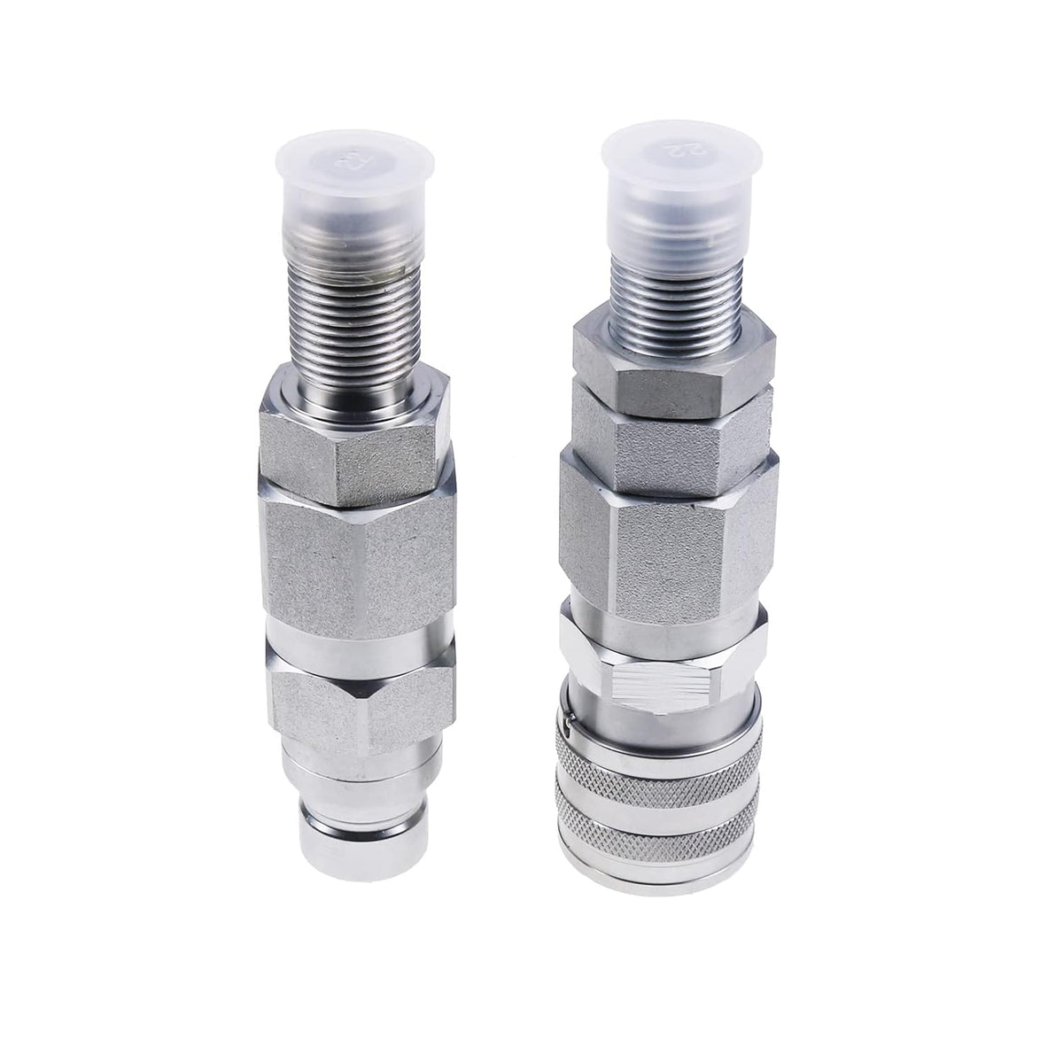 10 JIC Thread 1/2 Flat Face Hydraulic Quick Connect Coupler Set K1953