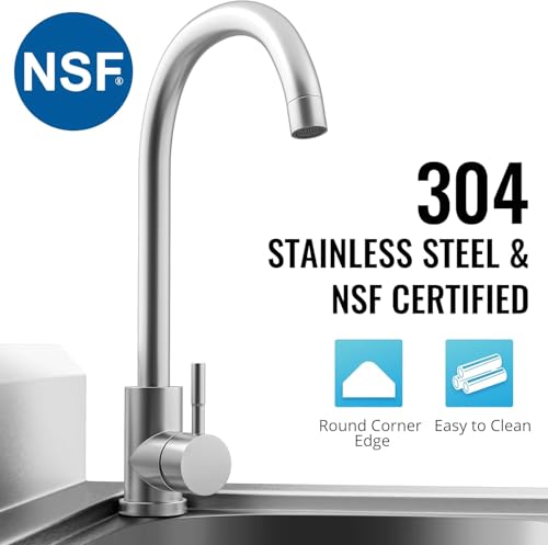 Free Standing Single Bowl Stainless Steel Utility Sink S96939