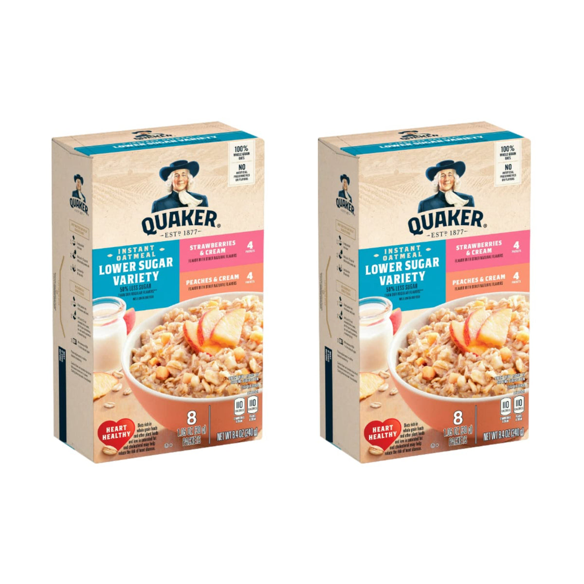 16 - 1.05 Ounce Fruit & Cream Instant Oatmeal Variety Pack C778