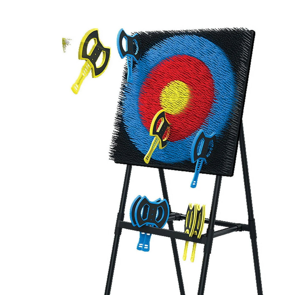 Axe Throwing Target Game with 8 Throwing Axes F38236