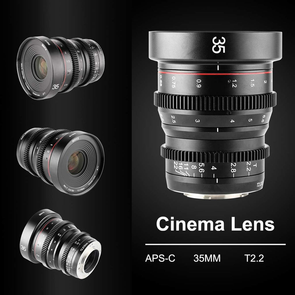 35mm T2.2 Manual Focus Wide-Angle Cinema Lens F263