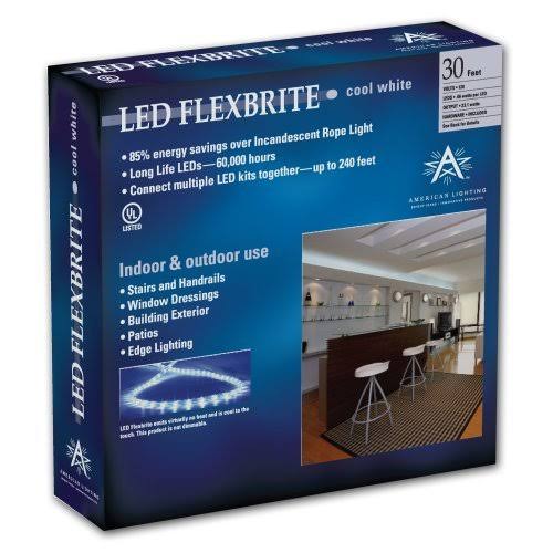 75ft Cool White LED Rope Light Kit O716