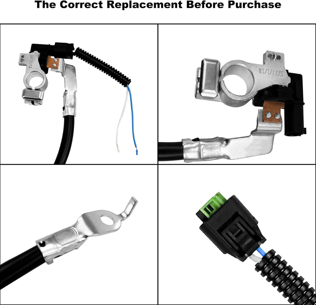 Negative Battery Cable for Ford Focus Escape 2012-2019 V47456