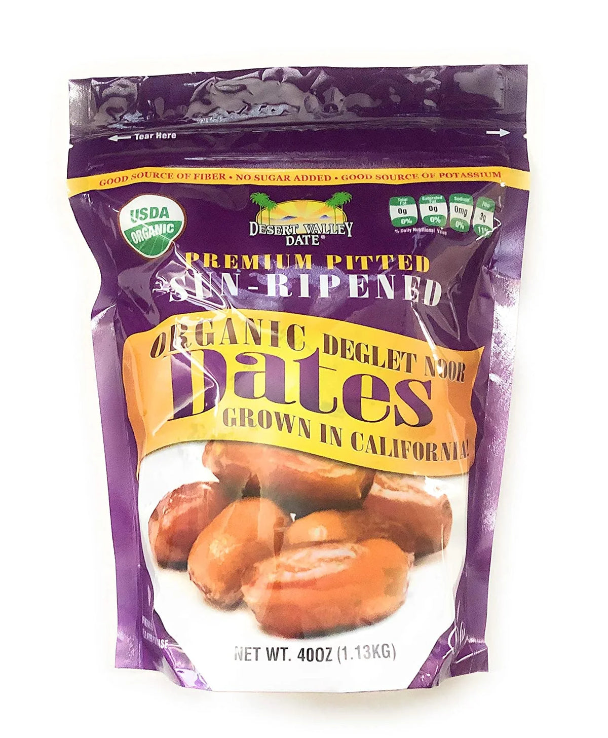 Organic Deglet Noor Pitted Dates S468