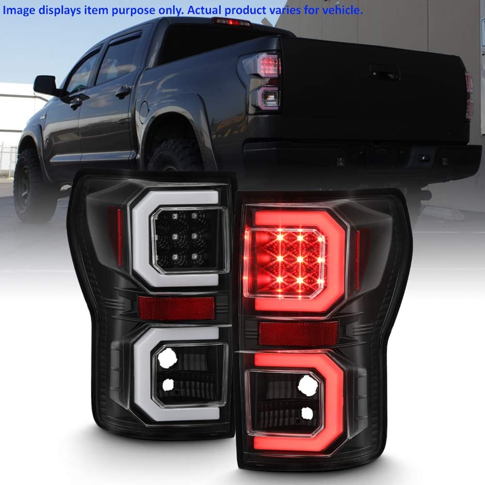 Black LED Tail Lights for Toyota Tundra W9881