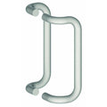 Satin Brass Round Push and Pull Set L153