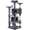 Dark Gray Cat Tree Condo with Scratching Post Tower I12483