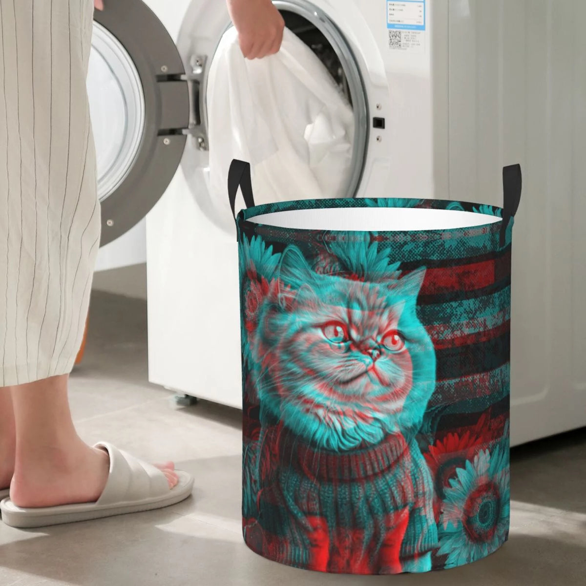 Collapsible 62L Laundry Basket S22278