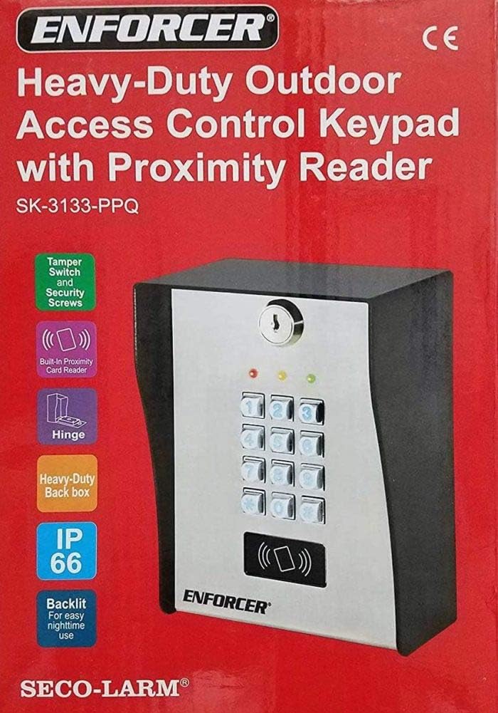 Heavy-Duty Outdoor Access Control Keypad with Proximity Reader B741327