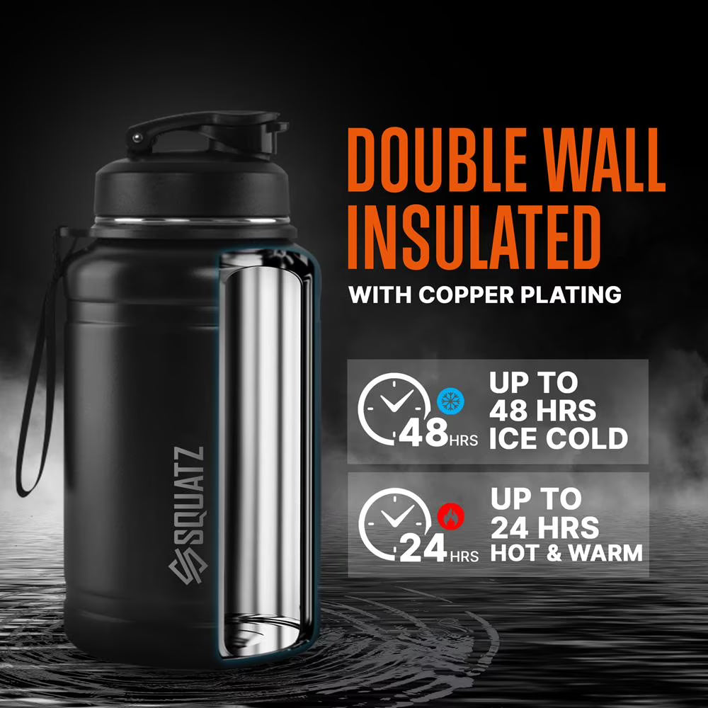74 Oz Stainless Steel Vacuum Insulated Water Bottle X699152