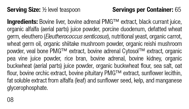 3.5 oz Canine Adrenal Support M349