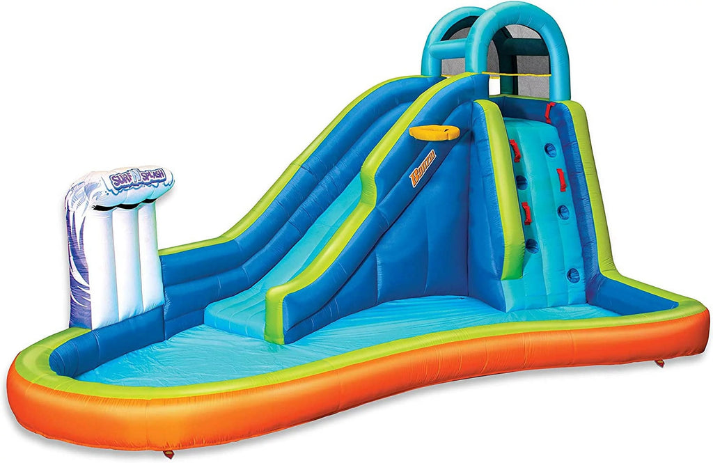 Inflatable Water Slide with Built in Sprinkler and Basketball Hoop X7394