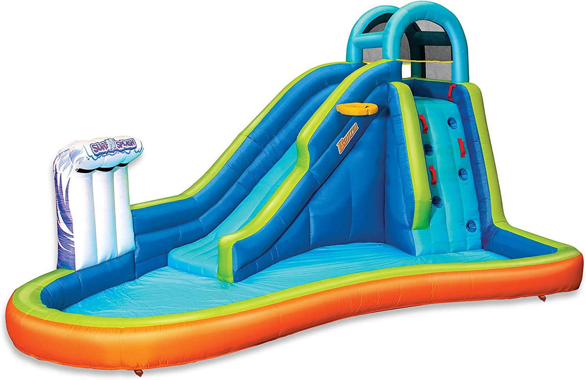 Inflatable Water Slide with Built in Sprinkler and Basketball Hoop X7394