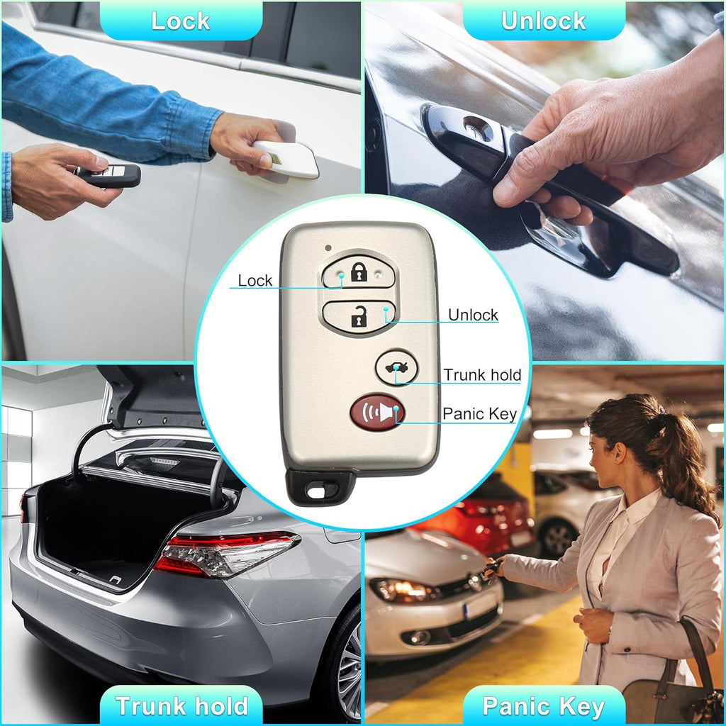 Replacement Keyless Entry Remote Car Key Fob 314.3Mhz 4 Buttons O12391
