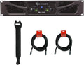 1500 Stereo Power Amplifier with XLR Cable M995