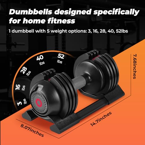Adjustable Dumbbells with Anti-Slip Metal Handle T79662