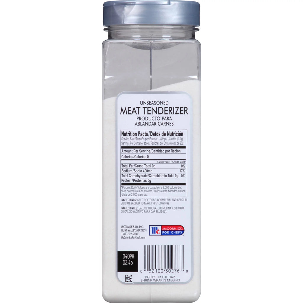 35 oz Kosher Unseasoned Meat Tenderizer T619489
