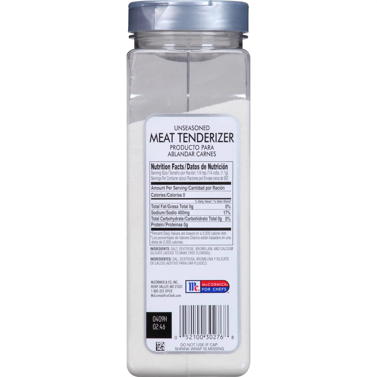 35 oz Kosher Unseasoned Meat Tenderizer T619489