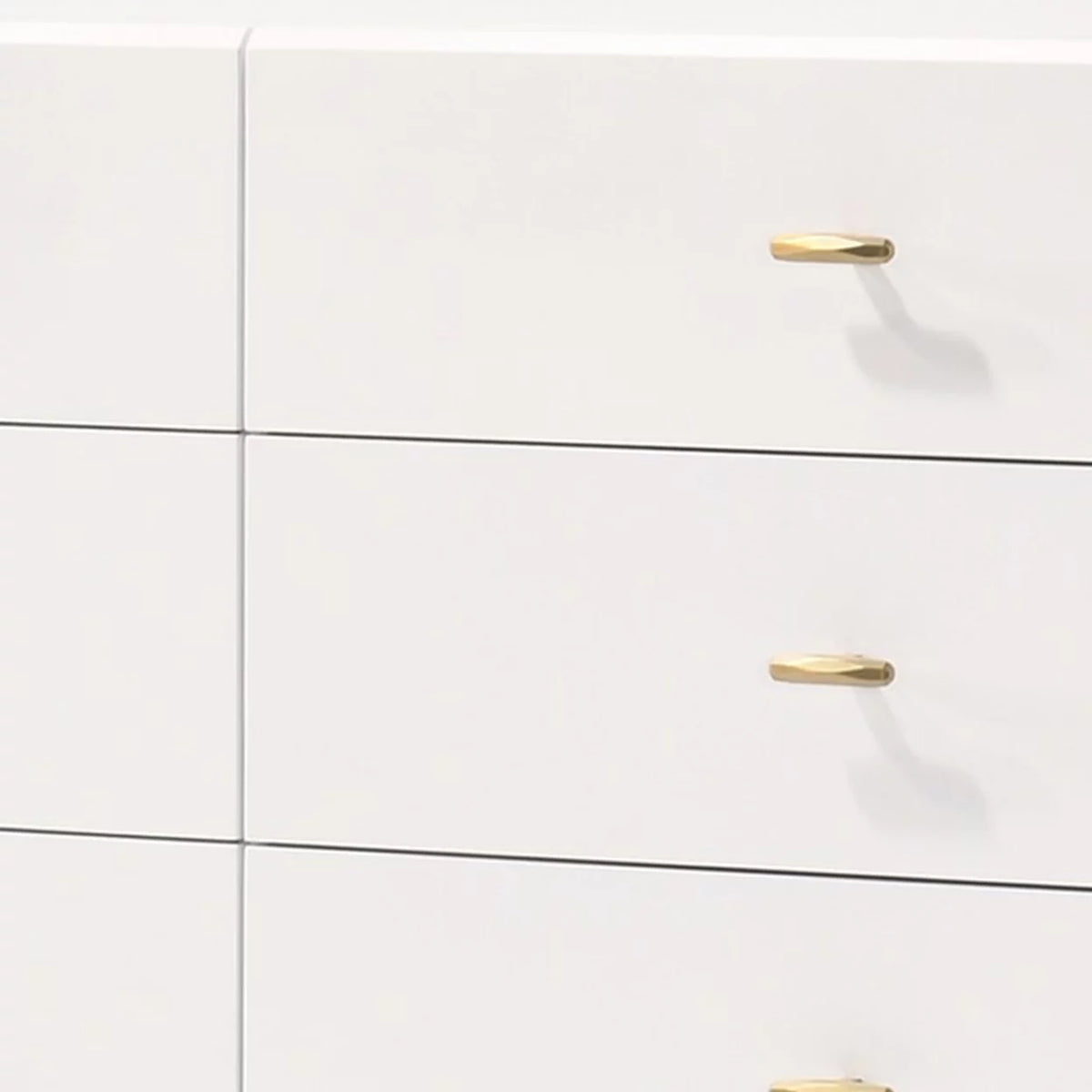 6 Drawer Wooden Dresser with Metal Hairpin Legs M81810