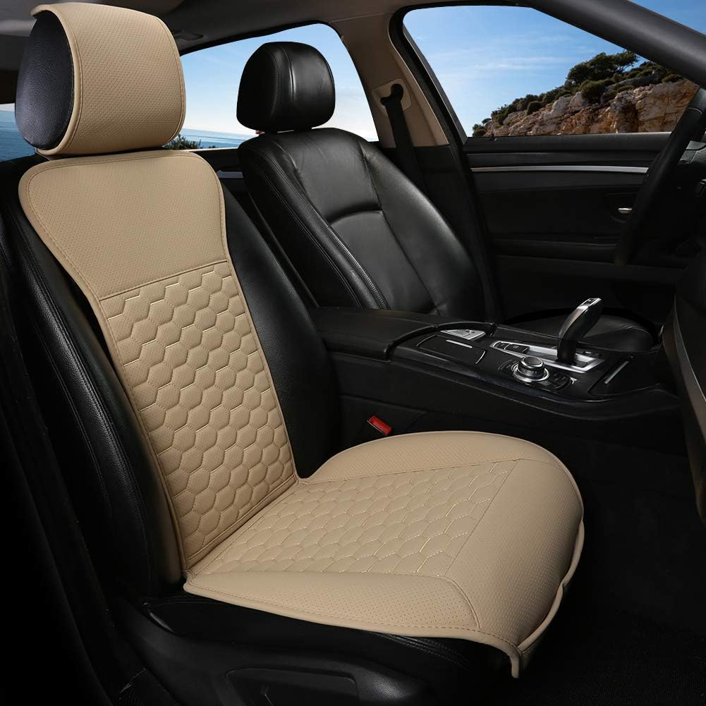 Grey PU Leather Front Car Seat Covers M205102