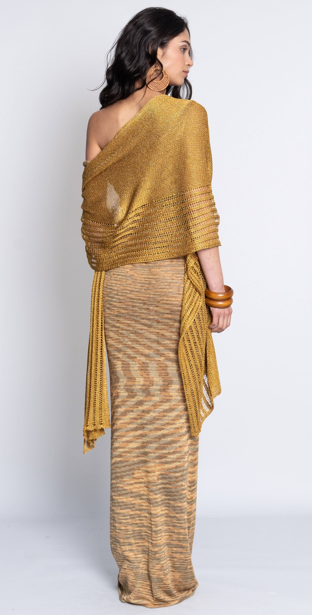 Golden Butterfly Scarf T69960