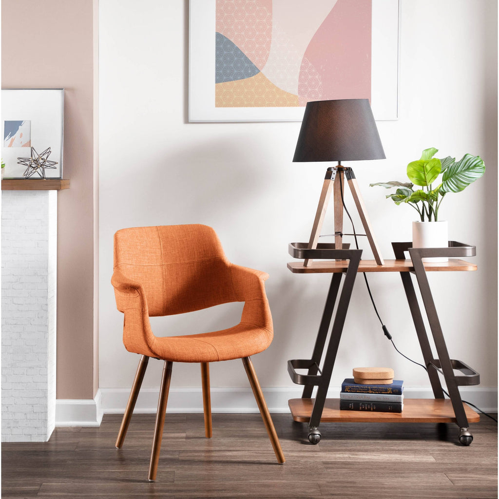 Blue Mid-Century Modern Accent Chair S7436