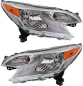 Headlight Set for 2014-2017 Nissan Versa Note Halogen Q874