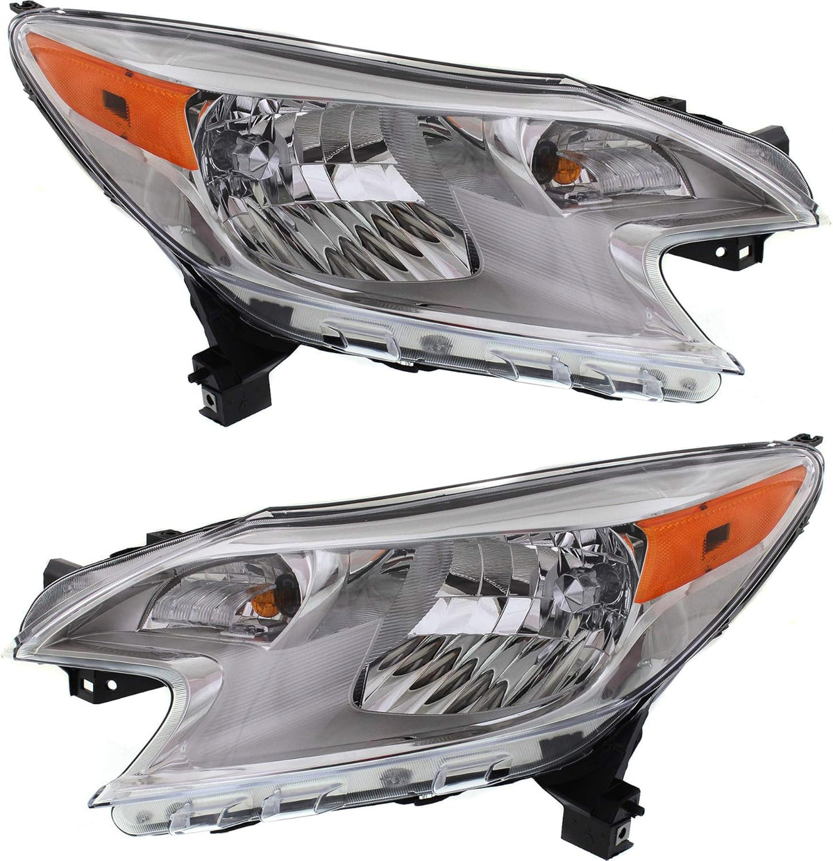 Headlight Set for 2014-2017 Nissan Versa Note Halogen Q874