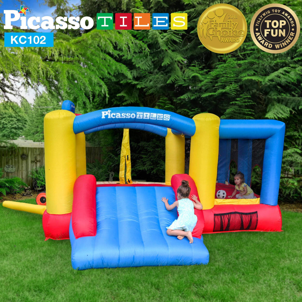 Inflatable Bouncer Jumping House with Slide H27082