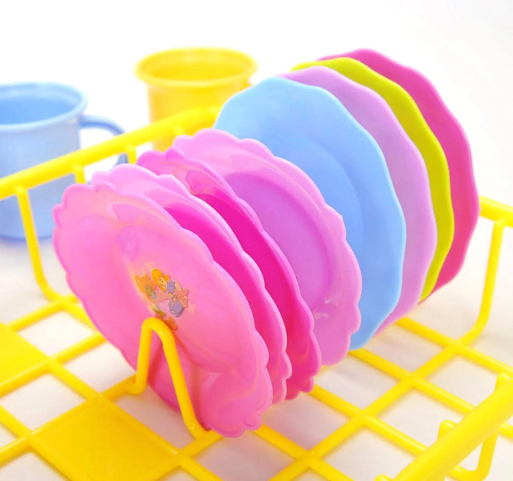 Play Dishes Kitchen Wash And Dry Tea Playset C8181