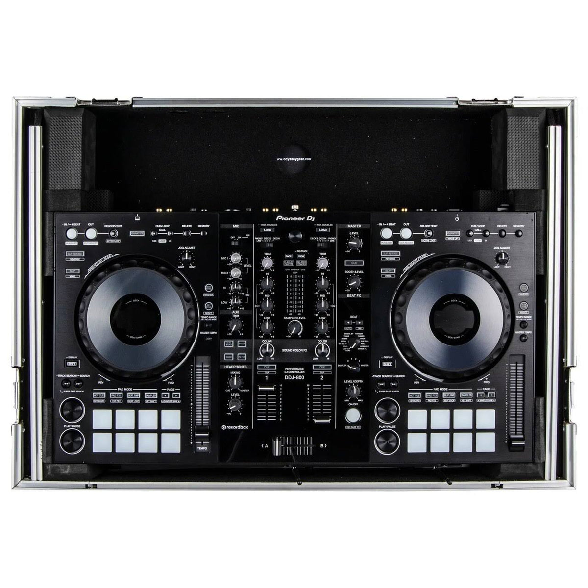 DJ Controller Case with 1U Rack J998
