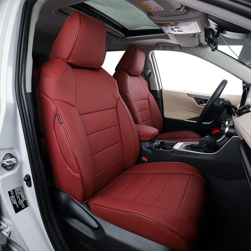Full Set Car Seat Covers Leatherette Black P6674