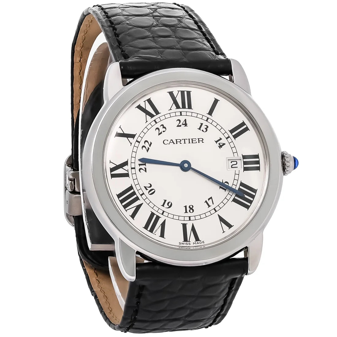 Large Silver Dial Quartz Watch C6364