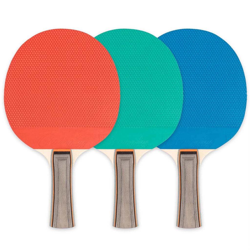 5 Ply Rubber Table Tennis Paddle, Bundle of 5 V18167