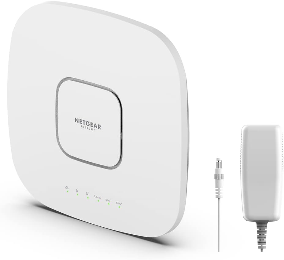 WiFi 6E Tri-Band AXE7800 Wireless Access Point with Power Adapter T230589