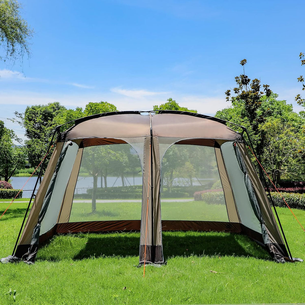 12' x 10' Screen House Tent 8-10 Person Sun Shelter I2762