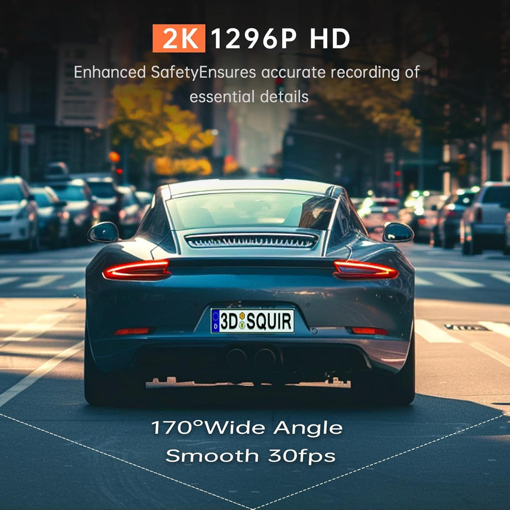 1296P Front Dash Cam with Night Vision P25630