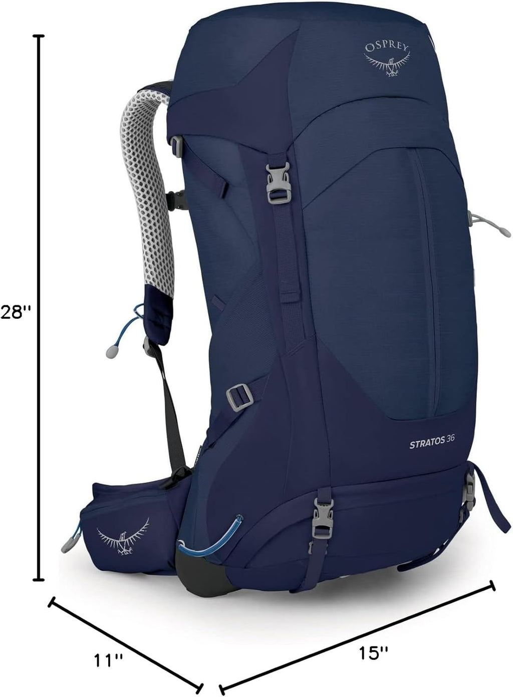 36L Men's Hiking Backpack, Cetacean Blue Q1740