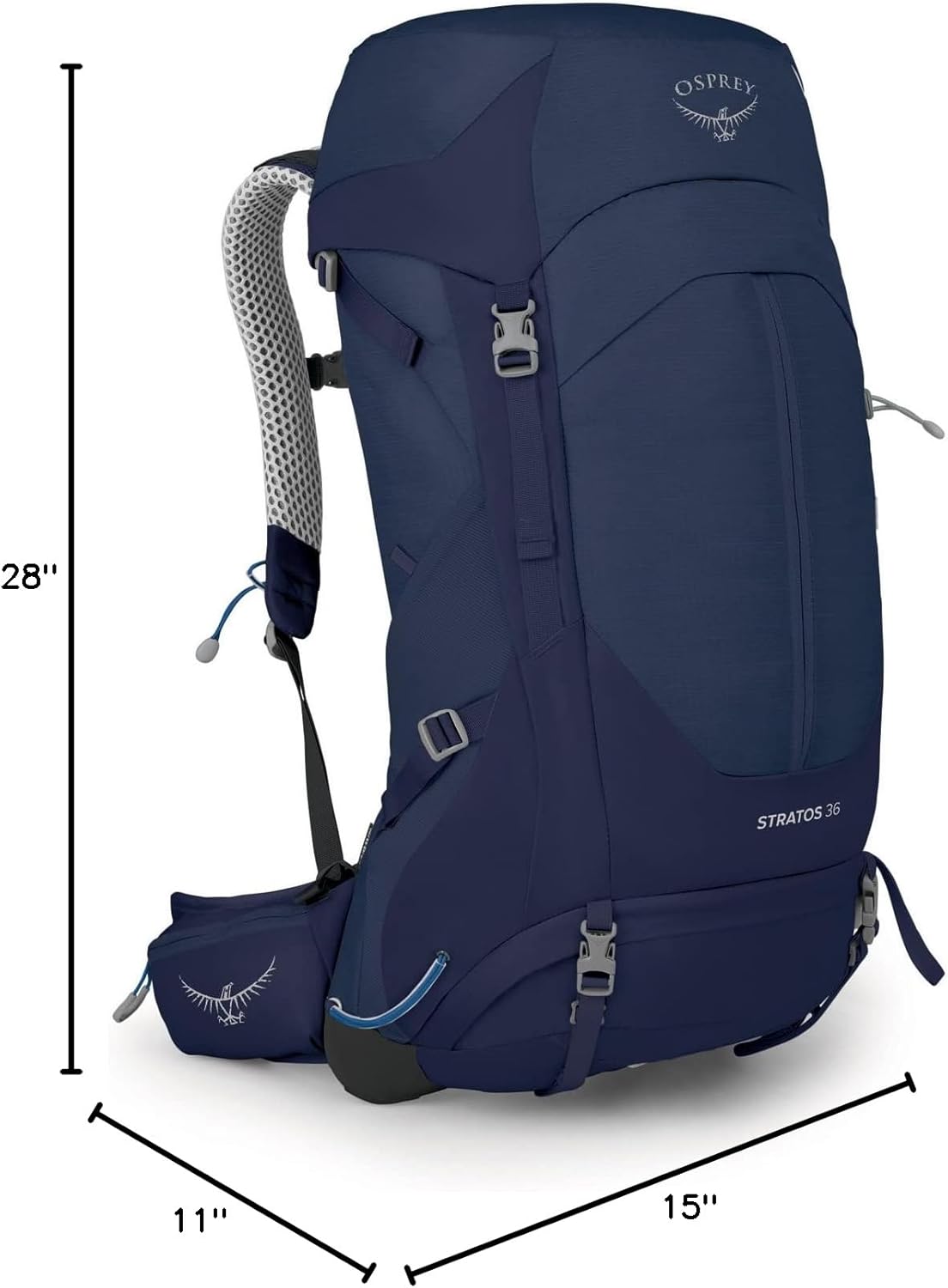 36L Men's Hiking Backpack, Cetacean Blue Q1740